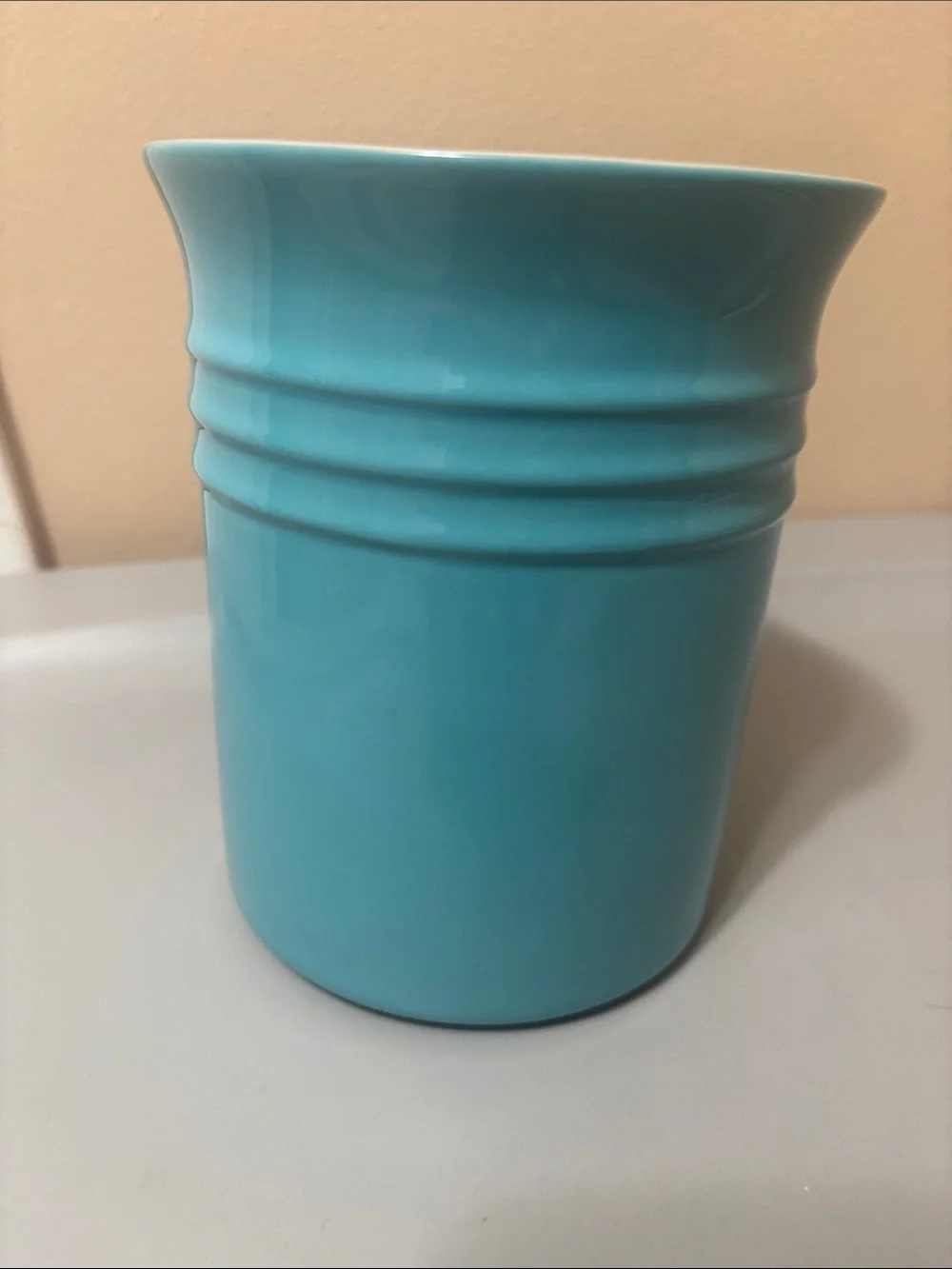 Le Creuset Marine Blue Stoneware Utensil Crock